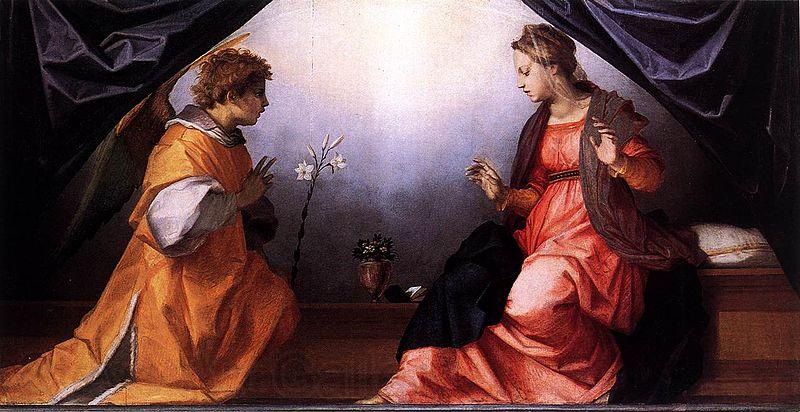 Andrea del Sarto Annunciation Norge oil painting art